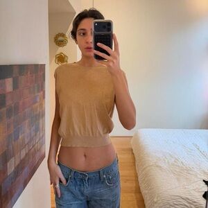 Banana Republic Tan Sweater Top